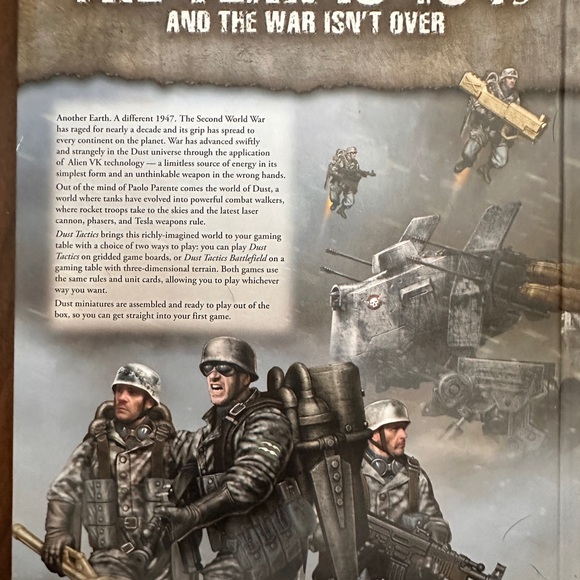 Hardcover 2014 Dust Tactics Core Rulebook Second Edition Historical Wargame Book - Picture 9 of 9